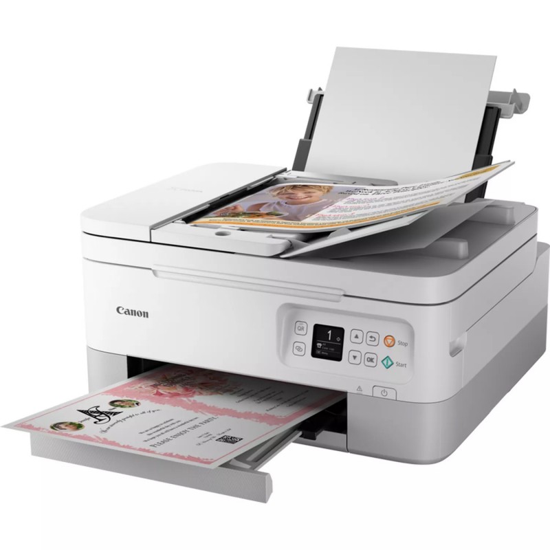 Canon TS7451i Blanc JE 3/1 A4 Cl 13/6.8i