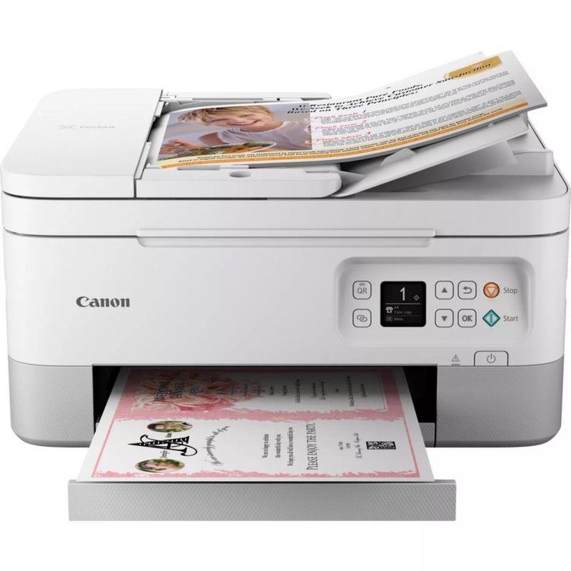 Canon TS7451i Blanc JE 3/1 A4 Cl 13/6.8i
