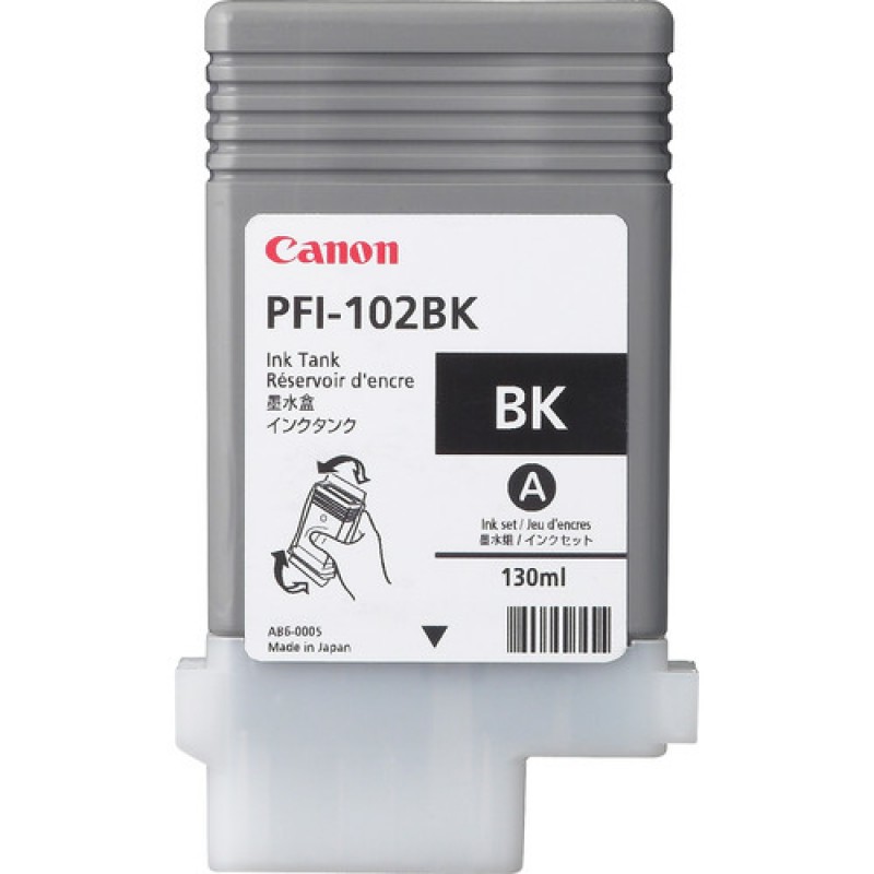 Canon IPF 500/600 Encre Blk PFI-102BK