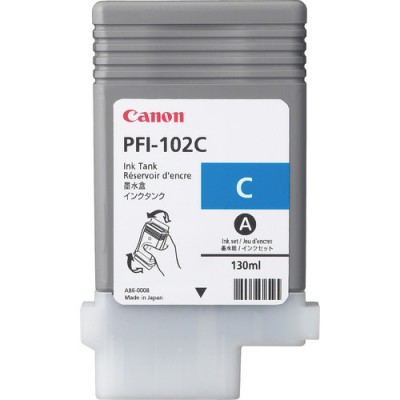 Canon IPF 500/600 Encre Cyan PFI-102C