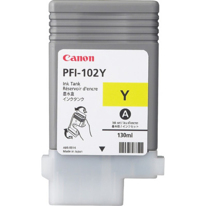 Canon IPF 500/600 Encre Yel PFI-102Y