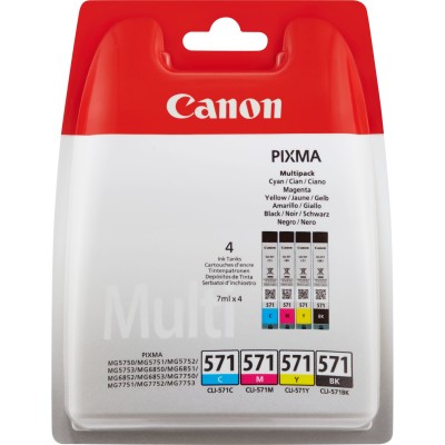 Canon 0386C004 CLI-571 Pack Blister