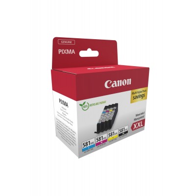 Canon 1998C006 CLI 581XXL Pack BK/Cl sec