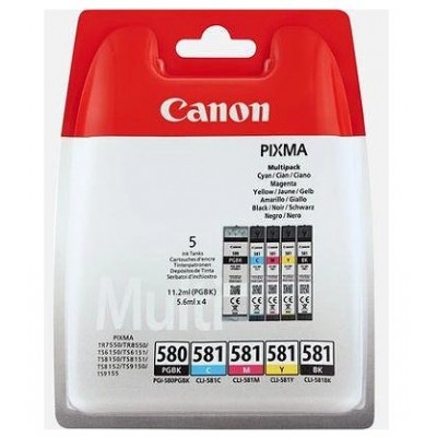 Canon 2078C006 PGI580/CLI581-BK-C-M-Y Bl
