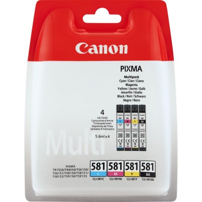 Canon 2103C005 CLI 581 Pack x 4 Blister