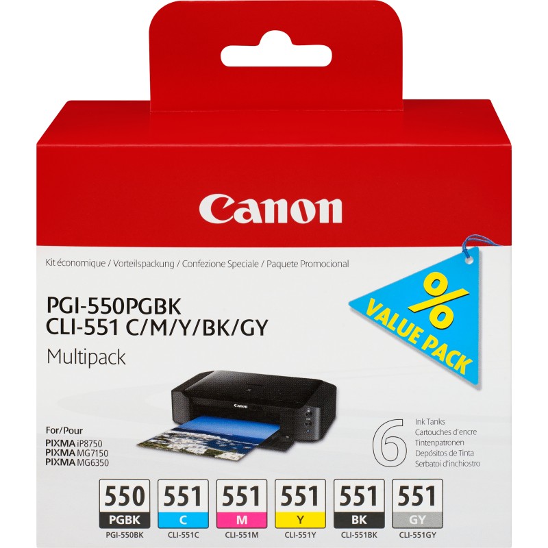 Canon 6496B005 PG560/CL551 Pack