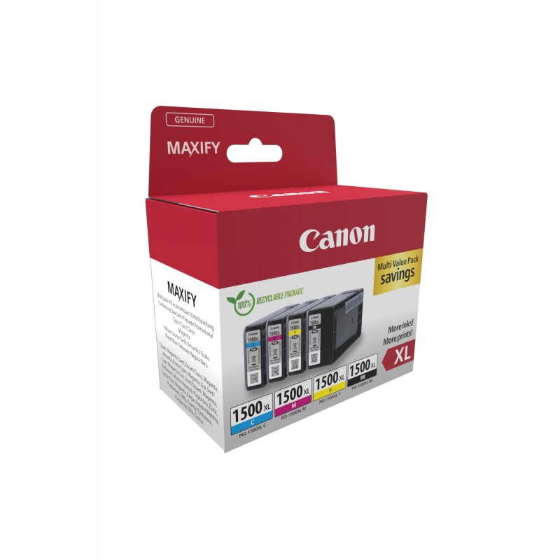 Canon 9182B010 PGI-1500XL Pack BK/Cl