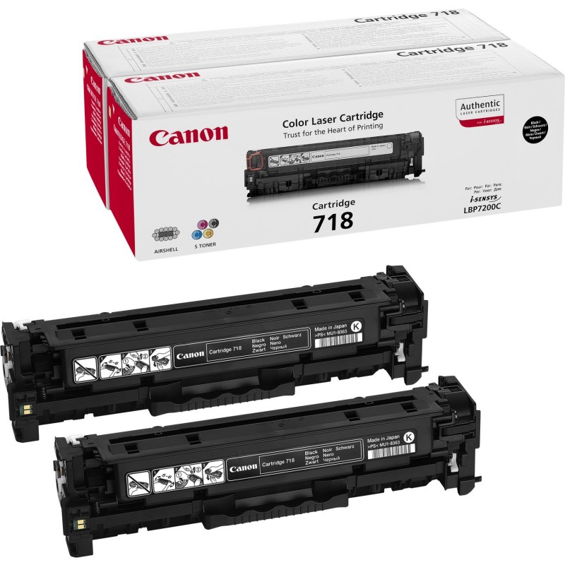 Canon 718BK vp pack Toner Blk LPB 7200cd
