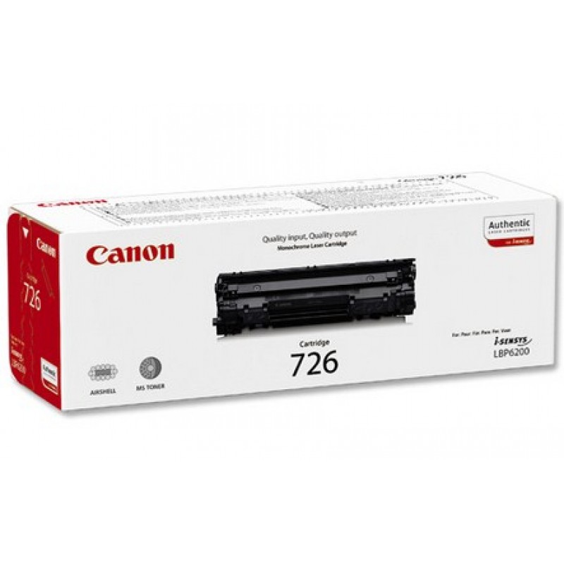 Canon CRG726 toner blk  lbp6200d