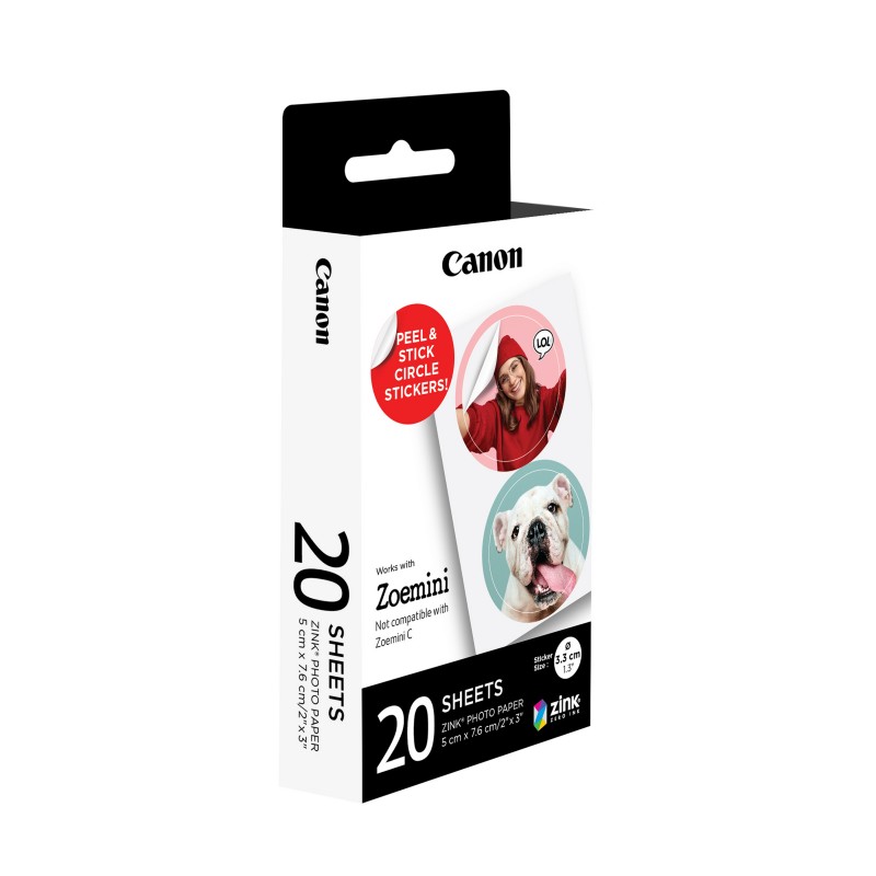 Canon 4967C003 Papier ZP 2030 20 Feuil