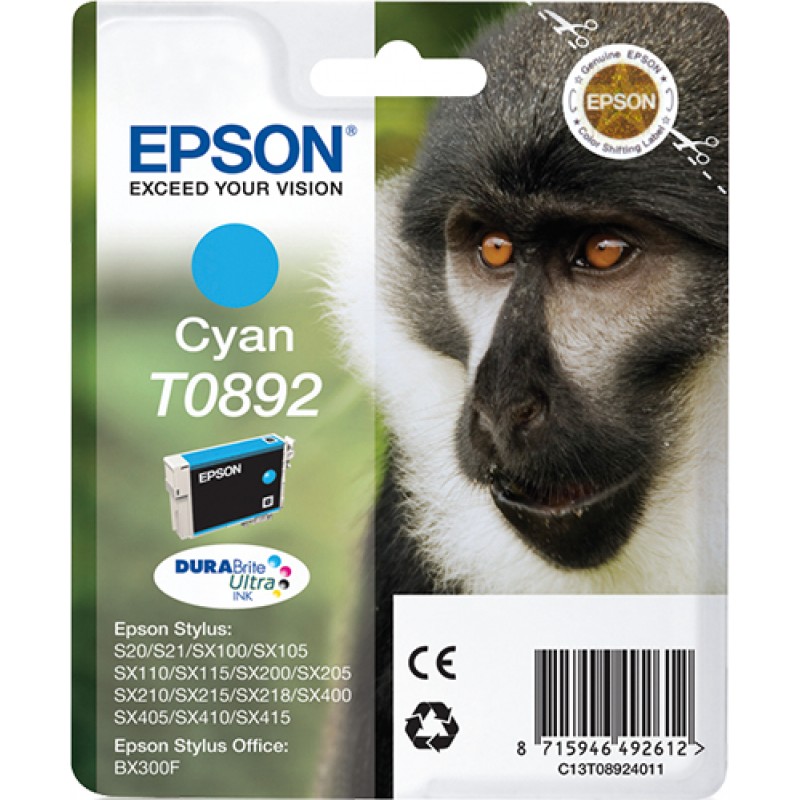 Epson C13T08924011 SINGE Cyan Blister