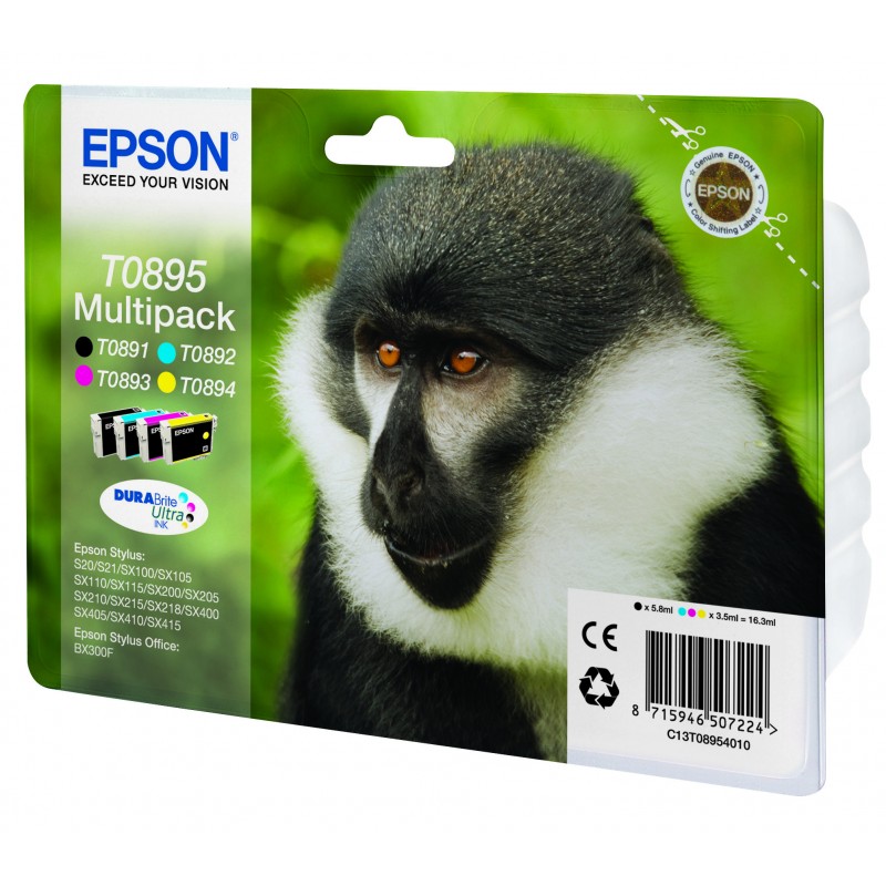 Epson C13T08954010 SINGE PACK X 4 Blist