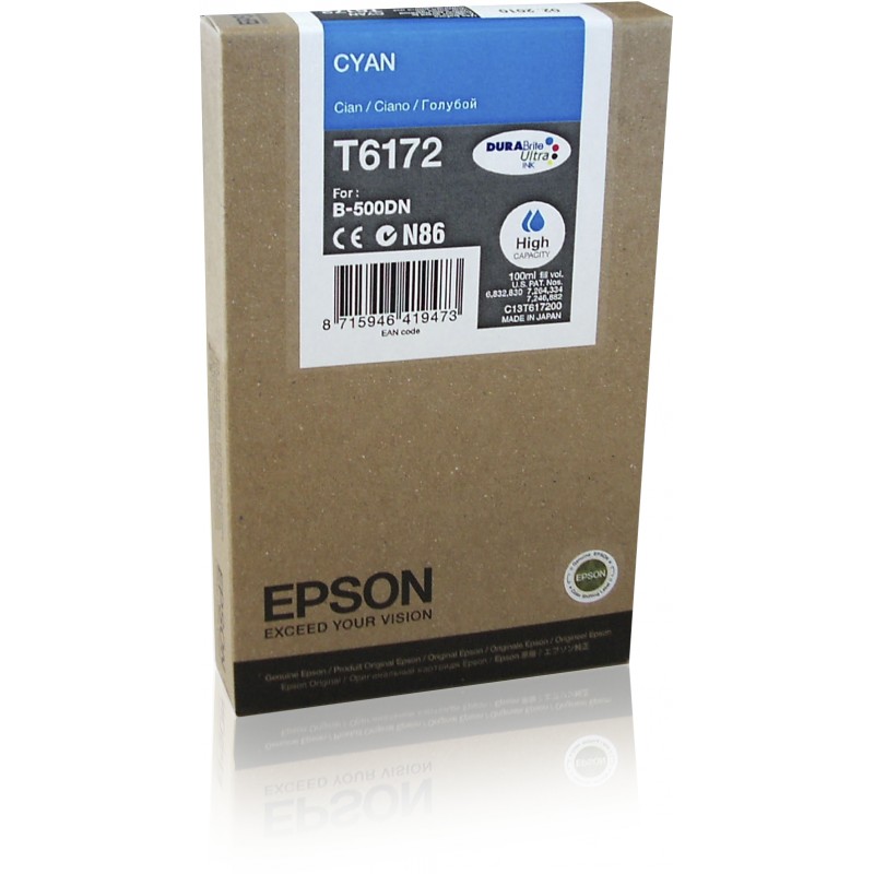 Epson C13T617200 Cart. Cyan B500DN