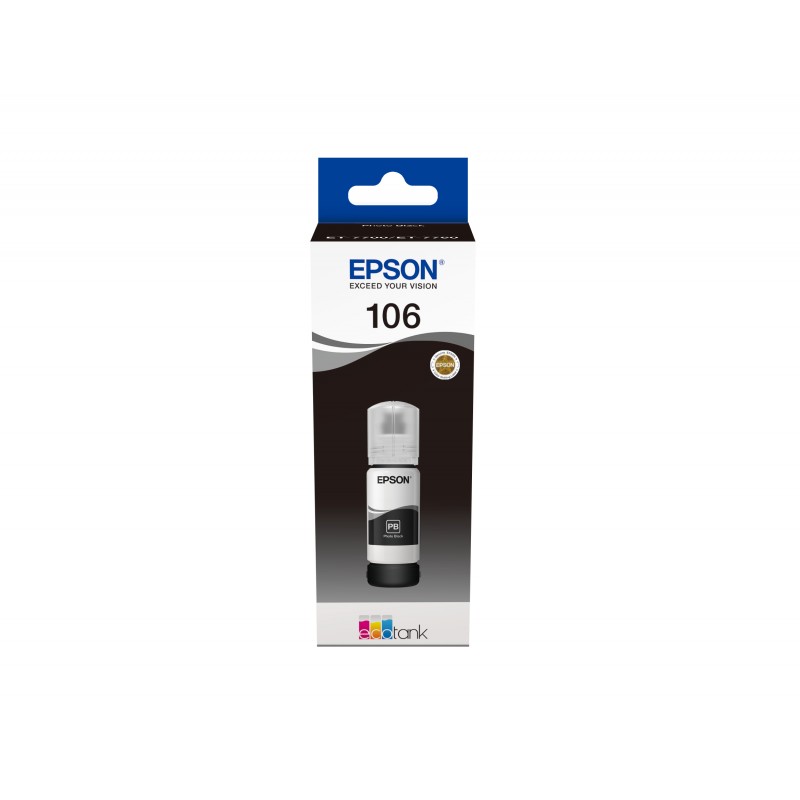 Epson C13T00R140Ecotank T106 BK Photo