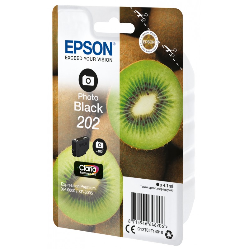 Epson C13T02F14010 KIWI BK Photo 202 Bli