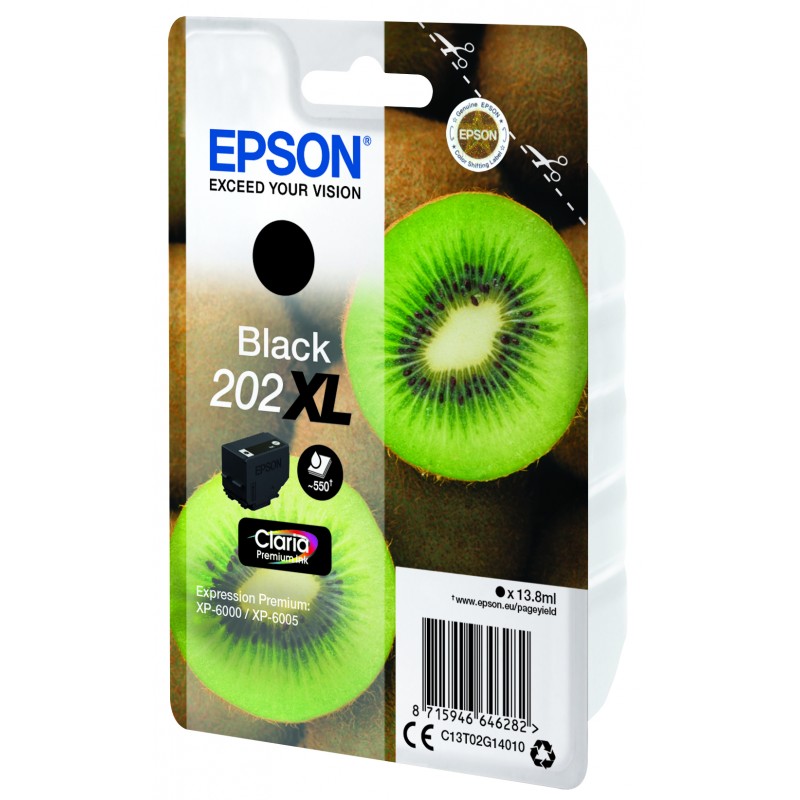 Epson C13T02G14010 KIWI BK XL 202 Blist
