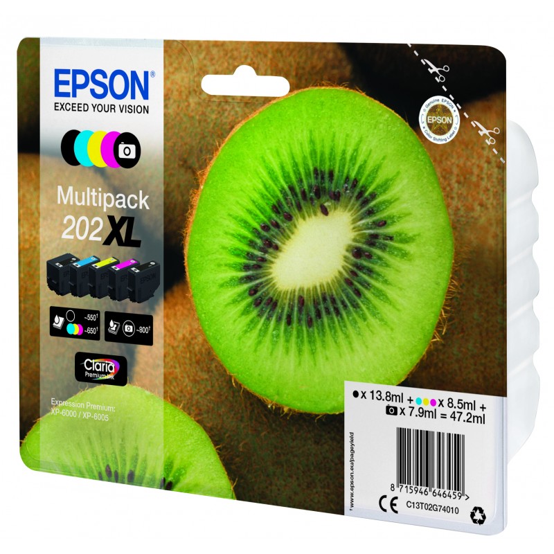 Epson C13T02G74010 KIWI PAQ X5 XL 202 Bl