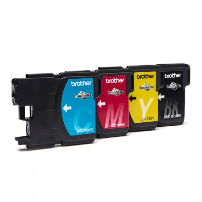 Brother LC1100VALBP Blis Pack Rainbow+BK