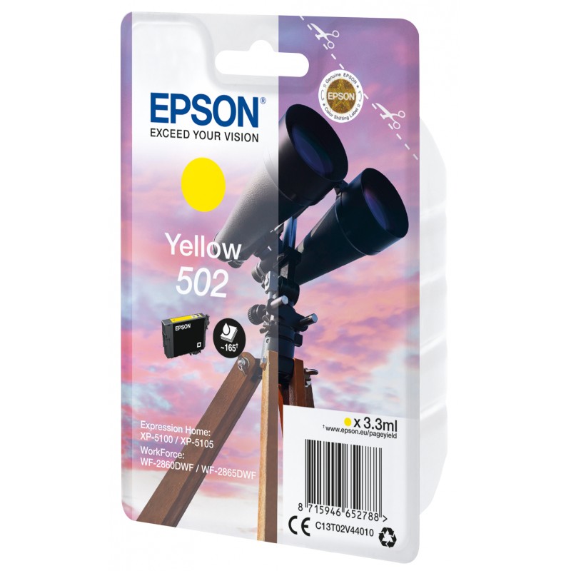 Epson C13T02V44010 JUMELLES Yel 502 Blis