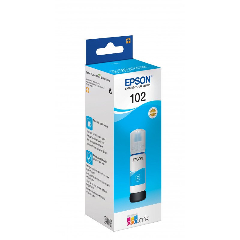 Epson C13T03R240 Ecotank T102 Cyan