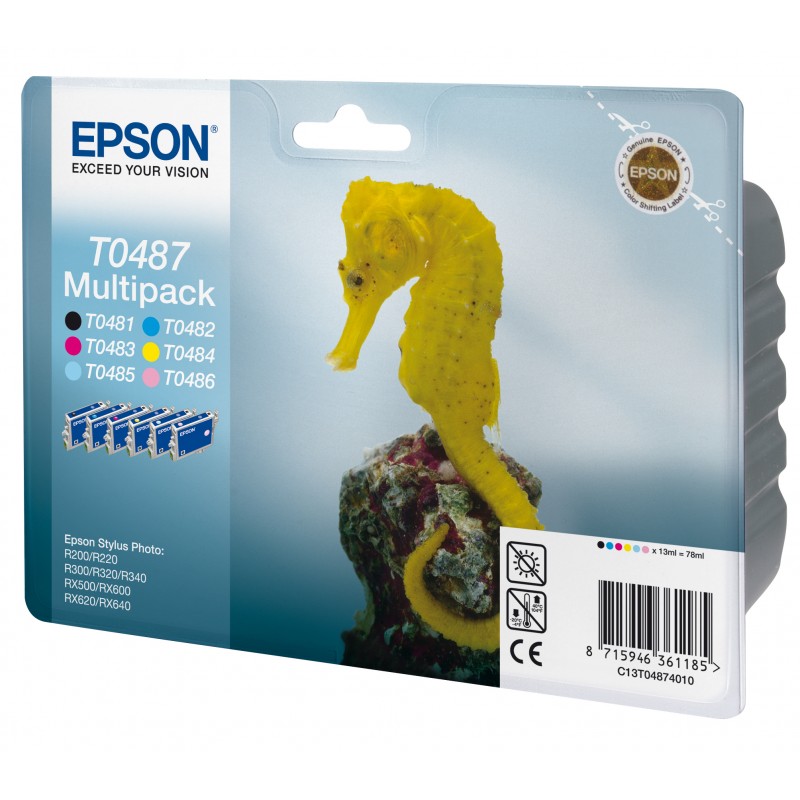 Epson C13T04874010 HIPPOCAMPE x6 Blister