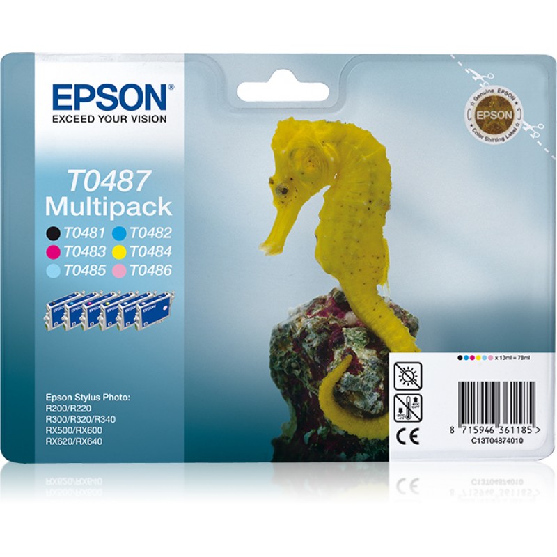 Epson C13T04874010 HIPPOCAMPE x6 Blister