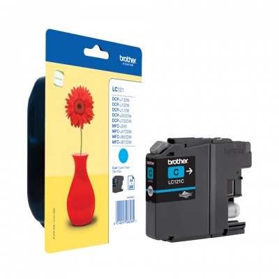 Brother LC121C Cart.JE cyan DCP-J752DW