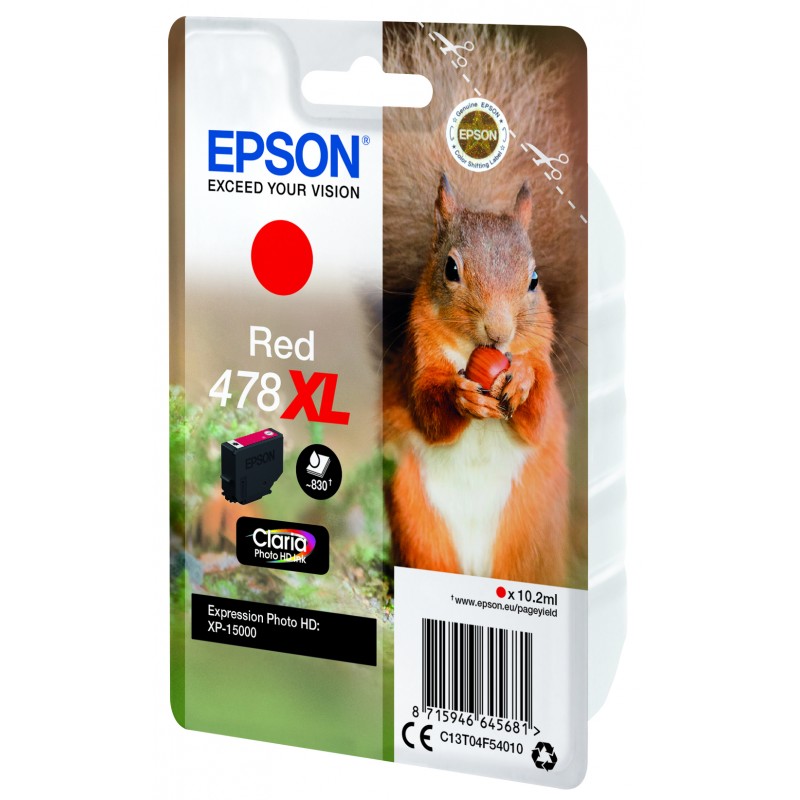 Epson C13T04F54010 478 XL Red Photo