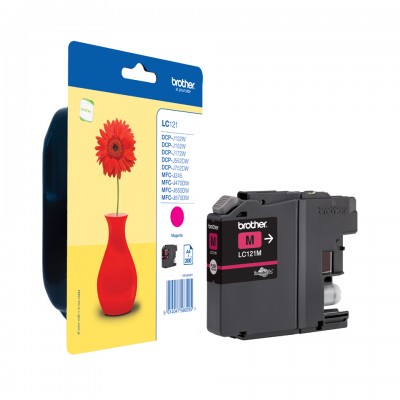 Brother LC121M Cart.JE magenta DCPJ752DW