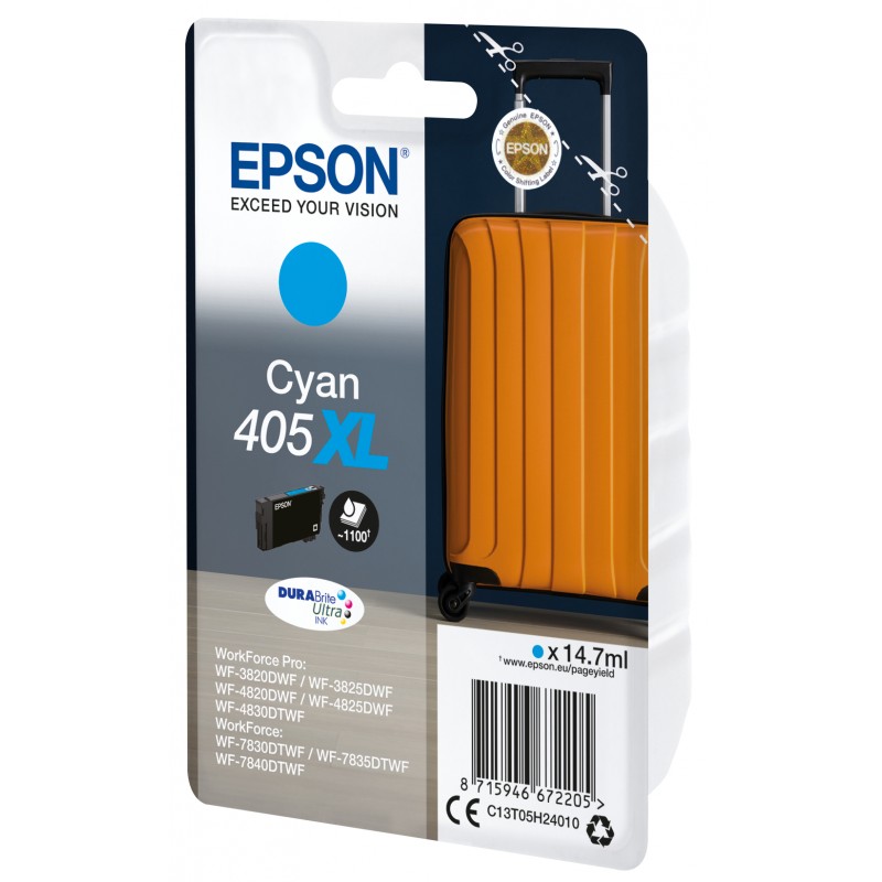 Epson C13T05H24010 Valise XL Cyan bli