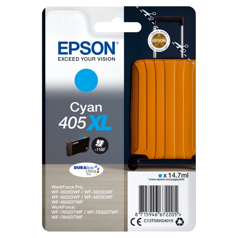 Epson C13T05H24020 Valise XL Cyan bli