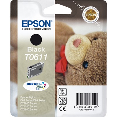 Epson C13T06114010 OURSON BK Blister