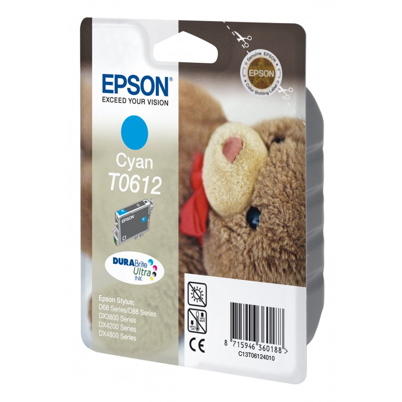 Epson C13T06124010 OURSON Cyan Blister