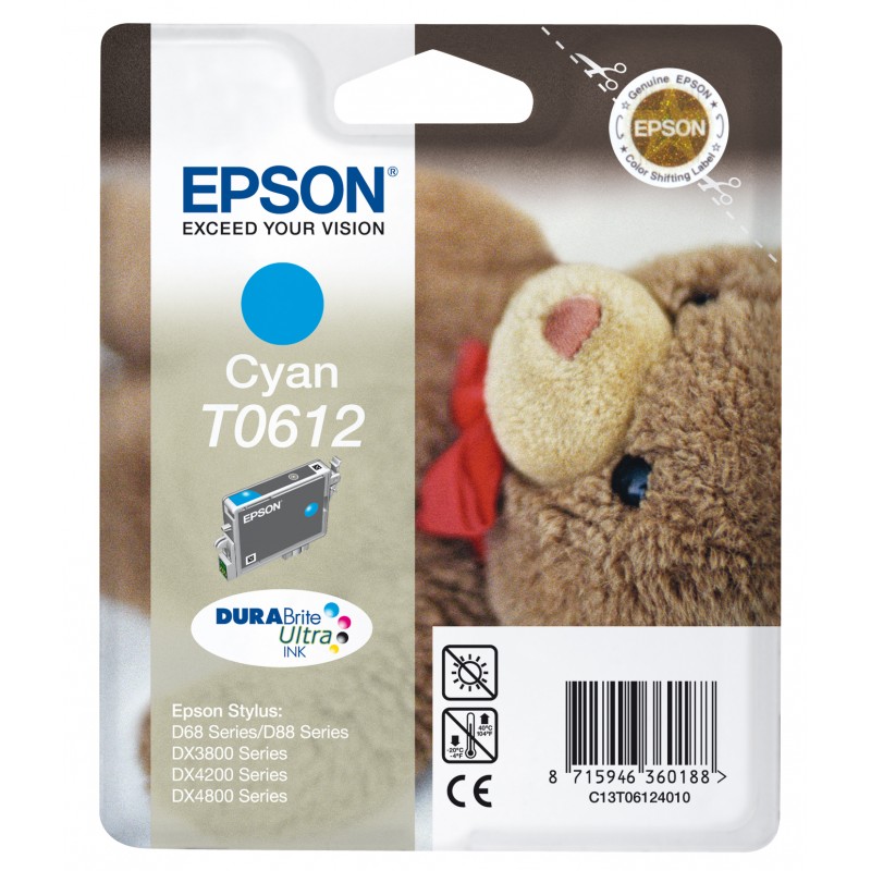 Epson C13T06124010 OURSON Cyan Blister
