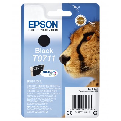 EPSON C13T07114012 Cart Guepard BK Blist