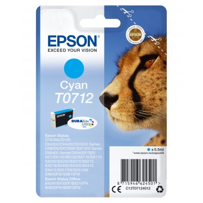Epson C13T07124012 GUEPARD Cyan Blister