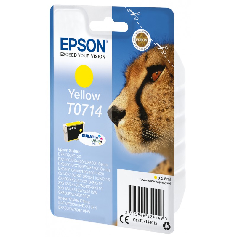 Epson C13T07144012 GUEPARD Yel Blister