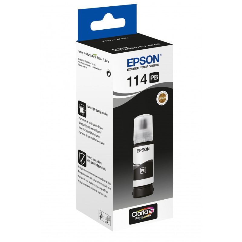 Epson C13T07B140 T114 EcoTank Photo BK