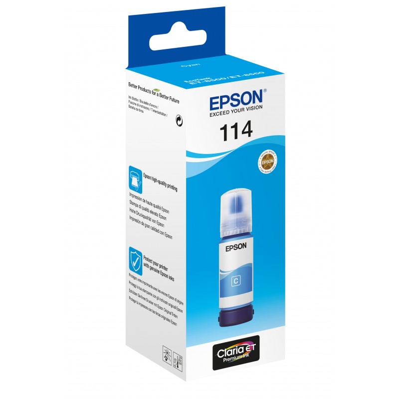 Epson C13T07B240 T114 EcoTank Cyan