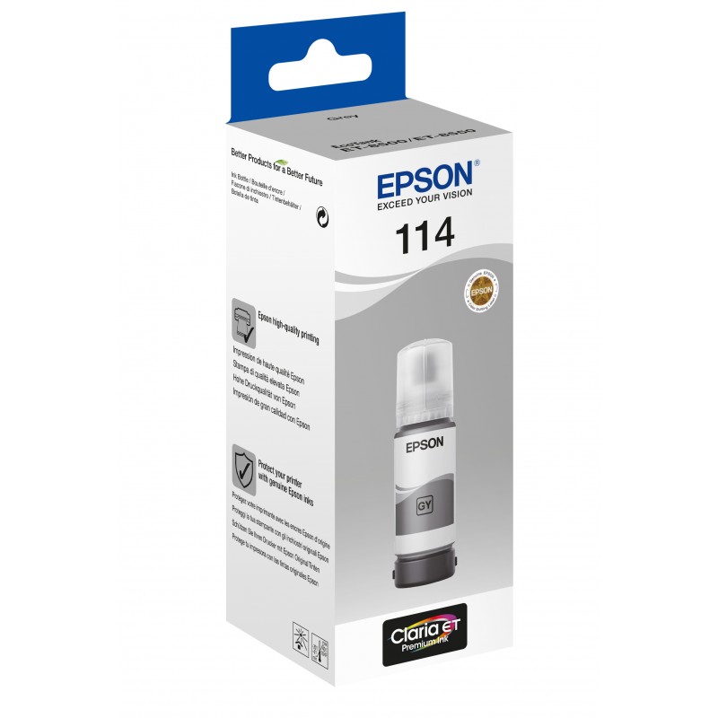 Epson C13T07B540 T114 EcoTank Gris