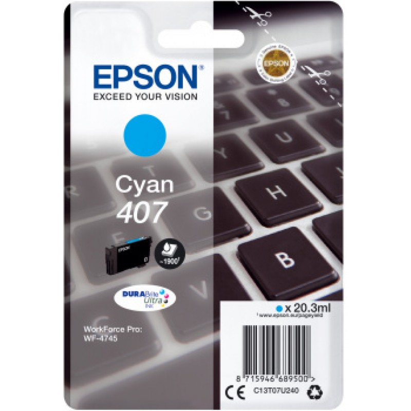 EPSON C13T07U240 Ink Jet Cyan 1.9K