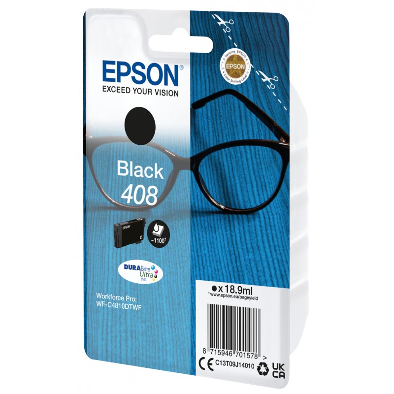Epson C13T09J14010 Cart 408 Bk