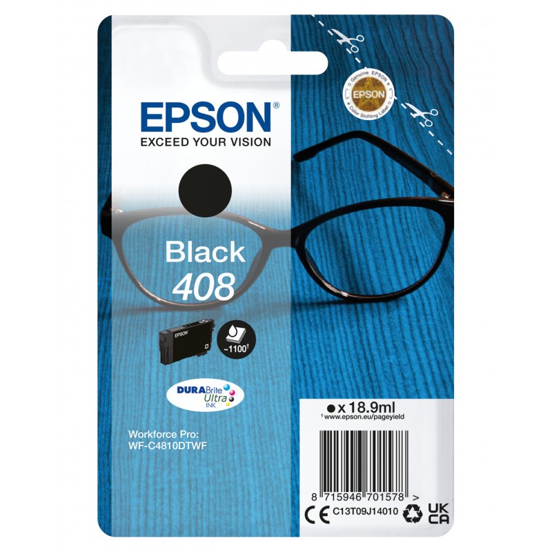 Epson C13T09J14010 Cart 408 Bk
