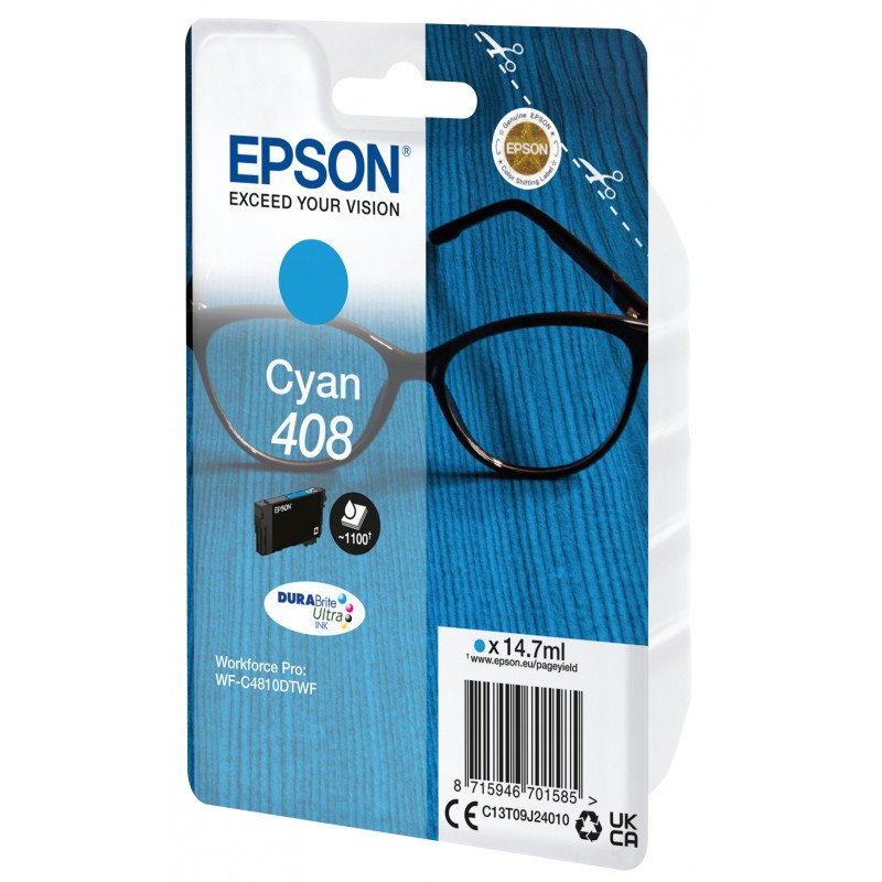 Epson C13T09J24010 Cart 408 Cyan
