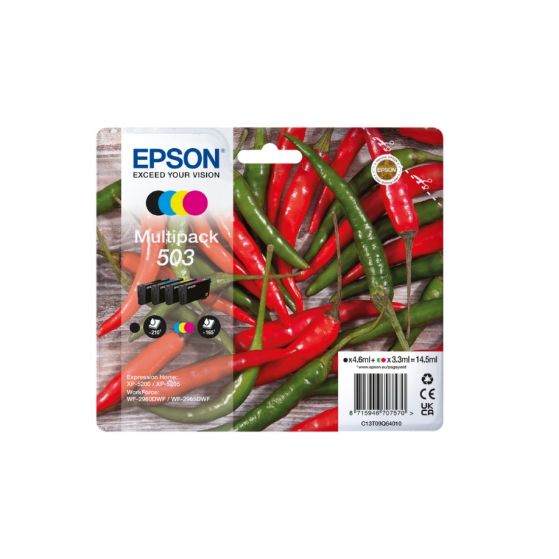 Epson C13T09Q64010 Piments Pack 4 CL