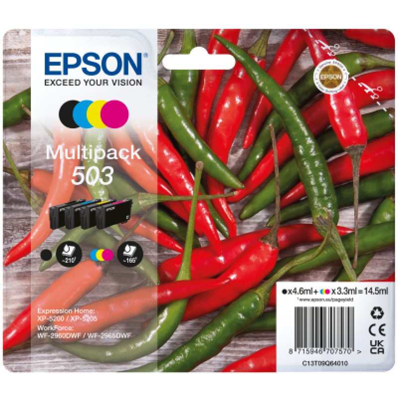 Epson C13T09Q64020 Piments Pack 4 CL
