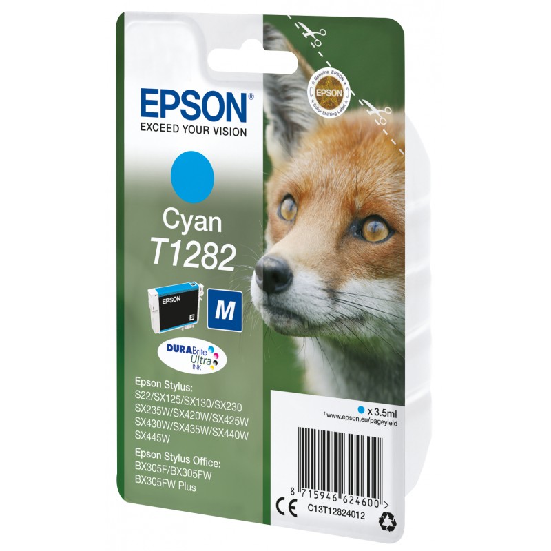Epson C13T12824012 RENARD Cyan Blister