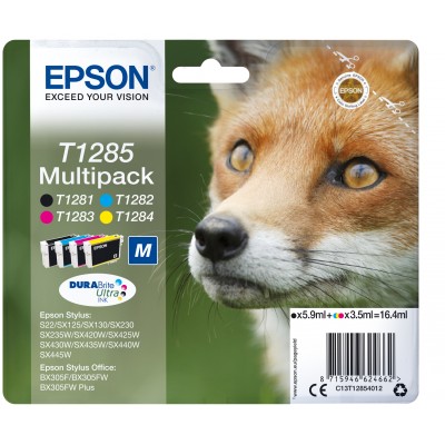 Epson C13T12854012 Renard x 4 Blister