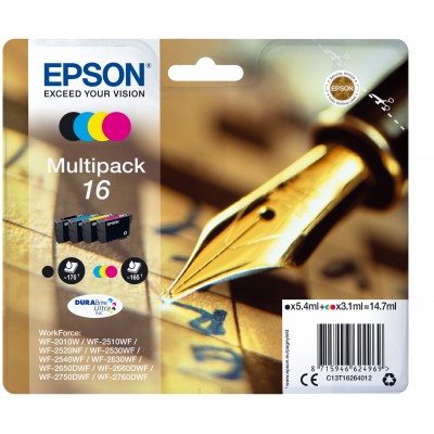 Epson C13T16264022 S.PLUME PACK X 4 Blis
