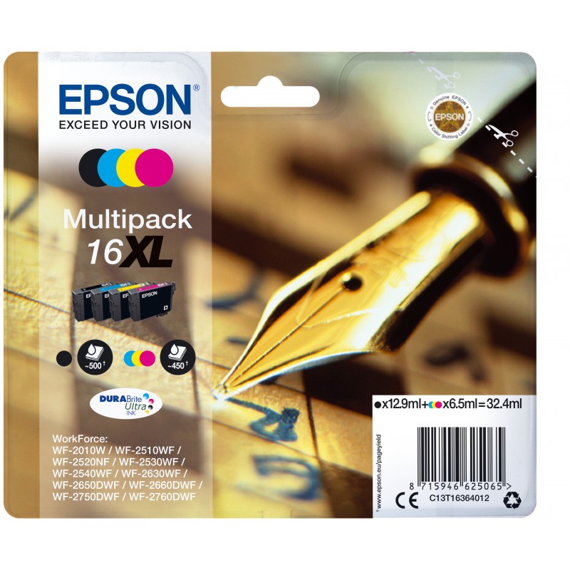 Epson C13T16364012 S.PLUME Pack XL x4 Bl